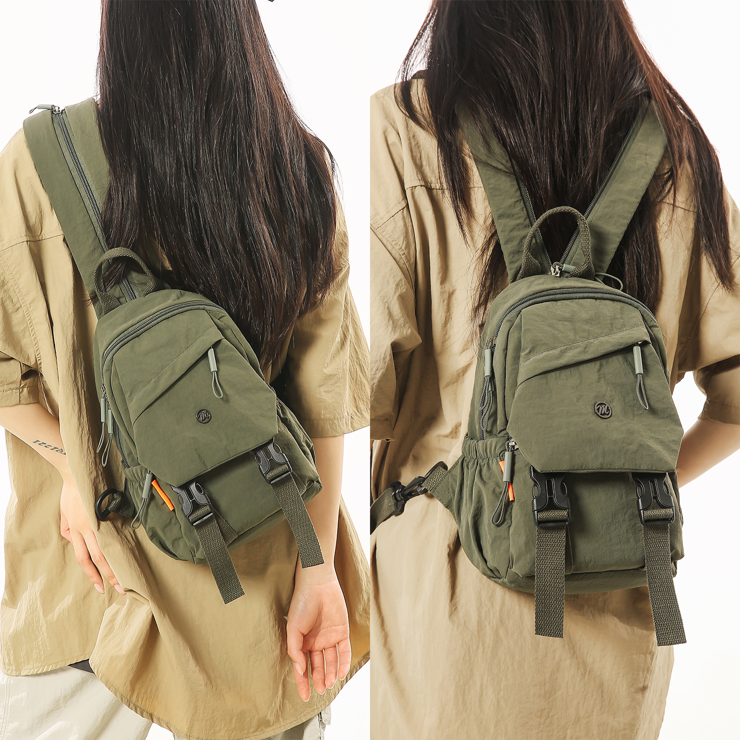 两用胸包休闲潮牌双肩包