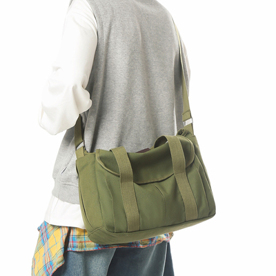 日系复古帆布包轻便通勤斜挎包