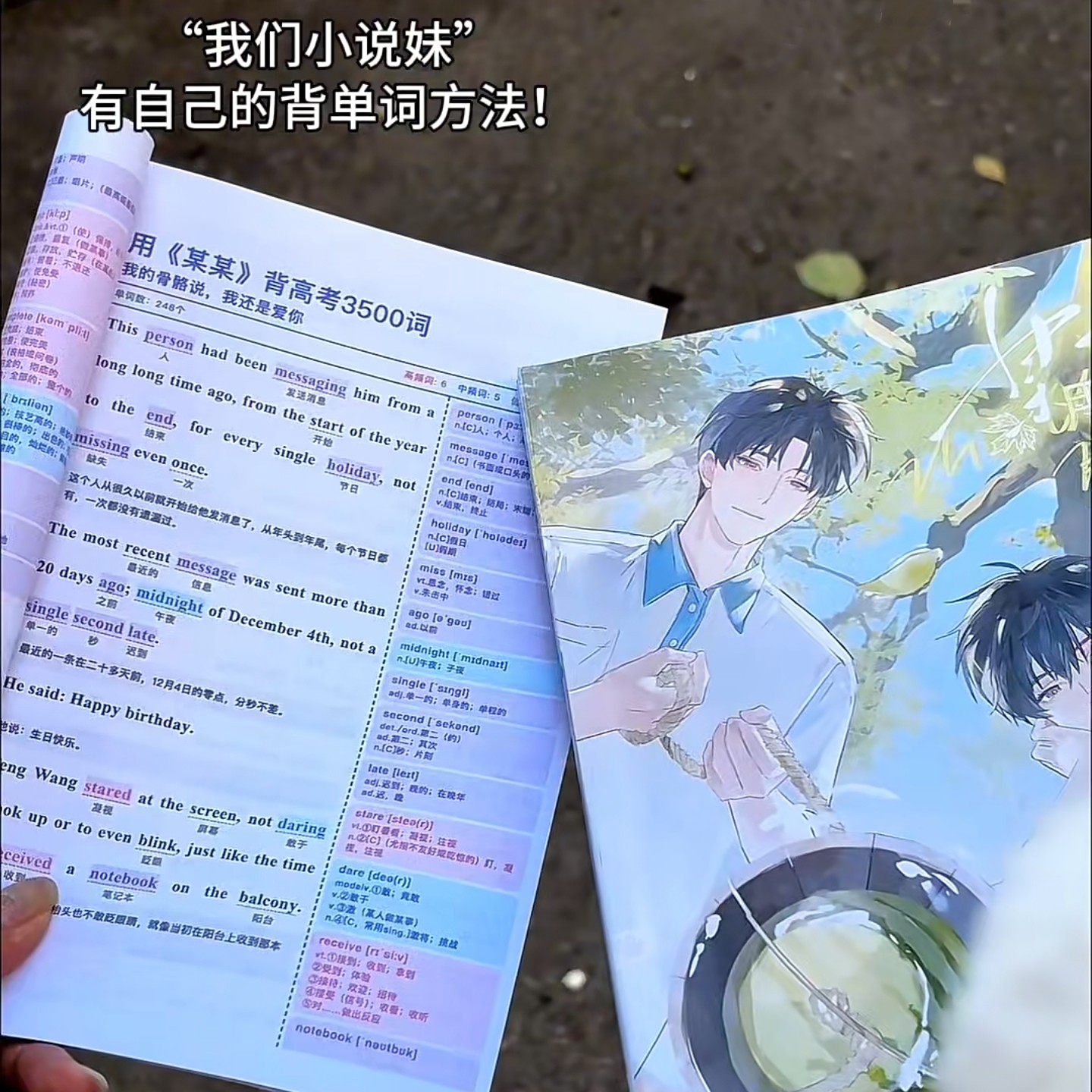 某某周边我们小说妹背3500单词书英语学习放学等我耽美小说单词本,模玩/动漫/周边/娃圈三坑/桌游,动漫挂件/文具,淘宝优惠券,粉丝福利购,淘宝优惠卷