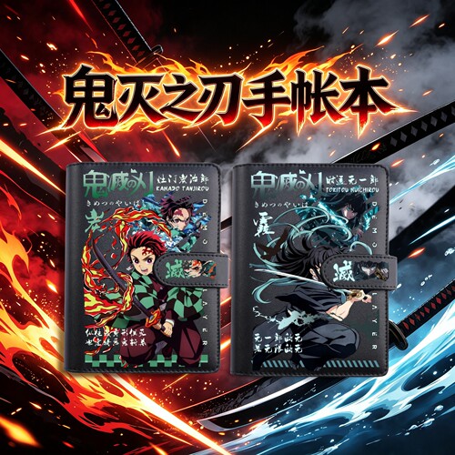 鬼灭之刃动漫周边A6手帐本二次元学生记事本礼盒装