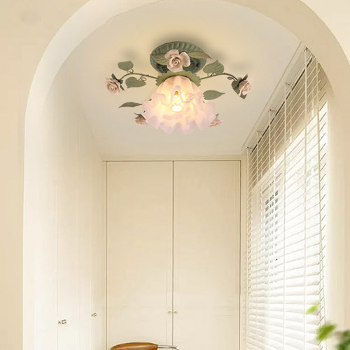 田园过道玄关入户吸顶灯美苑法式