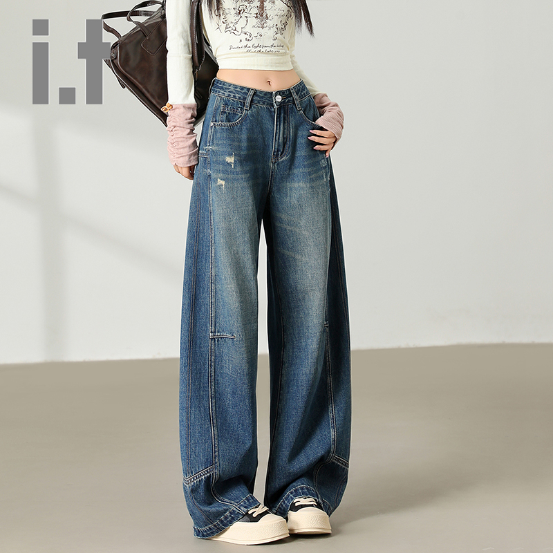 CHOCOOLATE美式复古宽松牛仔裤