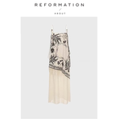 度假吊带裙子丝巾连衣裙女 Reformation高圆圆同款 现货 About
