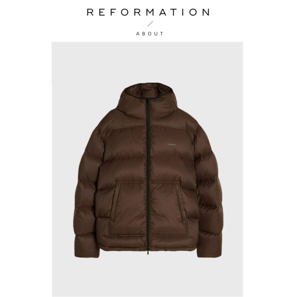 【现货】About Reformation Savi私服羽绒服轻便保暖厚棉服外套