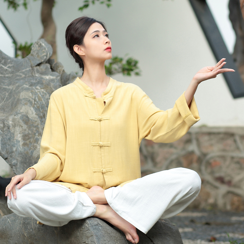 太极服女新款飘逸女装武术练功服