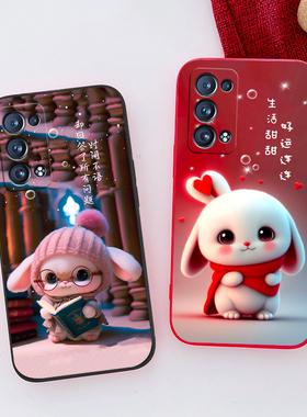 适用于OPPOPENM00直边手机壳可爱龙族国风高颜值Reno6Pro+硅胶保