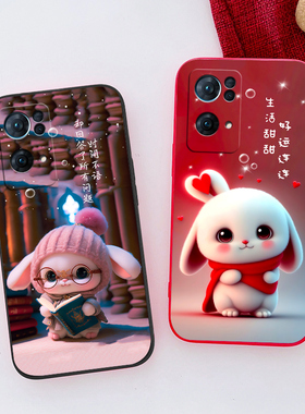 适用于OPPOPFDM00直边手机壳可爱龙族国风高颜值Reno7Pro硅胶保护