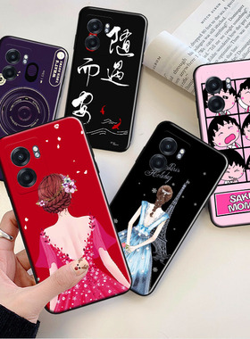 适用于OPPOPFTM20手机壳清新文艺淑女A57 5G防摔软保护套PFTT20