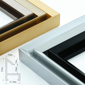 立体斜边铝合金相框海报写真框简约A3A4执照证书框挂墙铝合金框