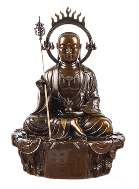 地藏王萨像铜像摆件家用