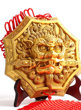 狮咬剑挂饰兽头八卦挂件睚眦