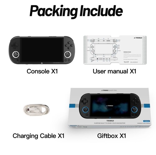 TRIMUI SMART PRO开源掌上游戏机IPS游戏掌机复古GBA街机PSP