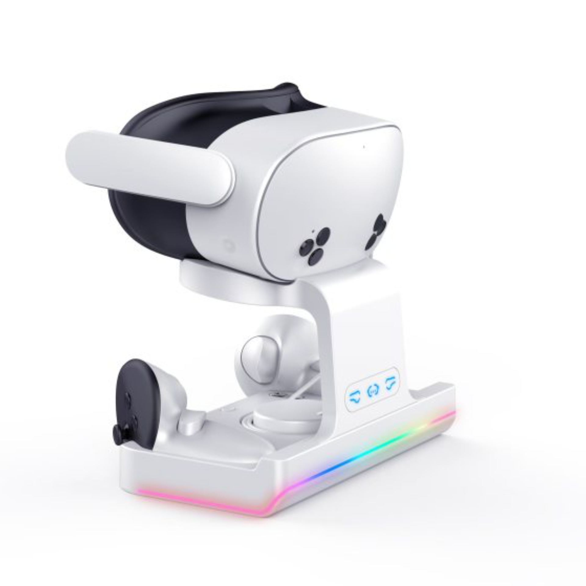 新款Meta Quest 3S线磁吸快充底座VR meta 3S可拆卸线充电器