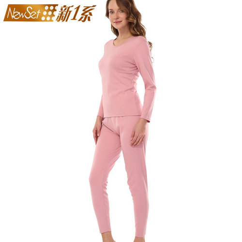 圆领长袖保暖内衣新1系大码全棉