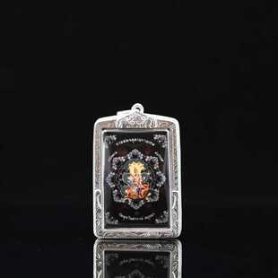 泰国正品阿赞初2562泽度金 高版本瓷面手画f  限量带萨玛空卡