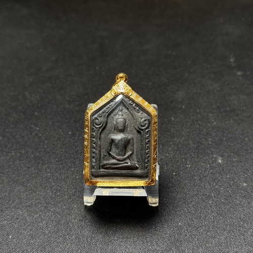 泰国佛牌正品阿赞仲2497坤平 一期大模美品  带萨玛空卡保真 金壳