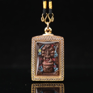 萨玛空保真 正背面满彩最高版 泰国正品 阿赞初2549纳朗泽度金