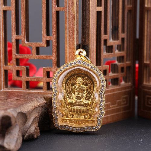 泰国正品真品龙婆瑞2558年查纳曼自身  带萨马空鉴定卡保真