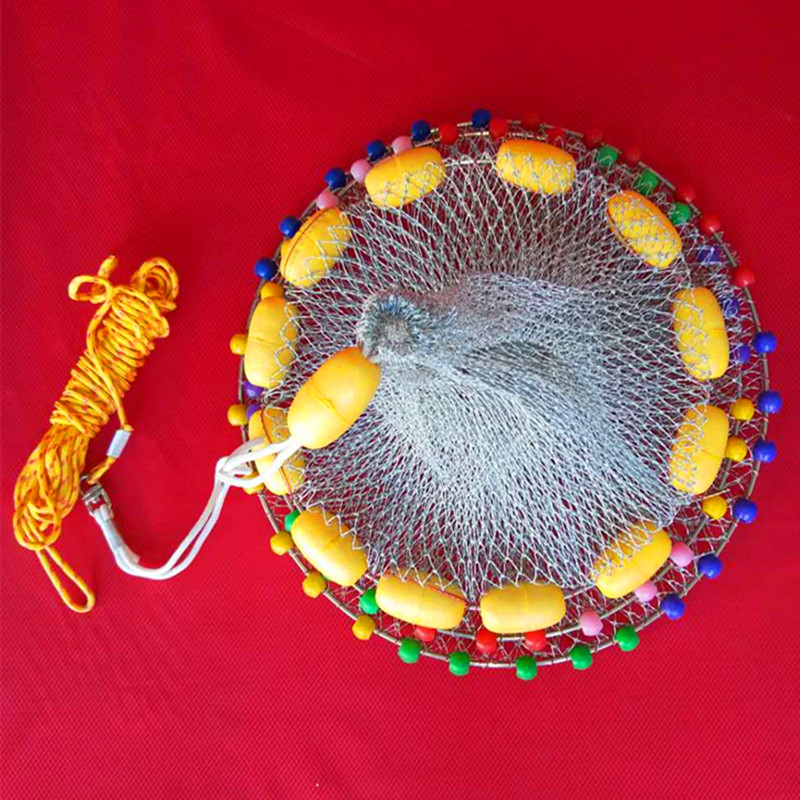 浮漂鱼护渔网溏泺可折叠便携带