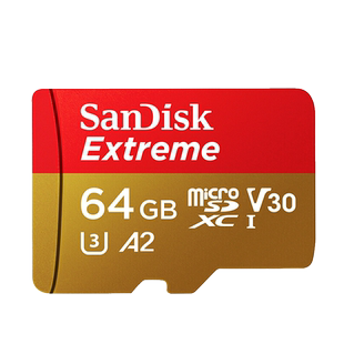 SanDisk闪迪64g无人机TF卡micro sd卡存储卡运动相机卡内存卡高速