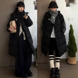 新款加厚棉服东小个子羽绒大门外套学生韩系女过膝2026中长款冬装