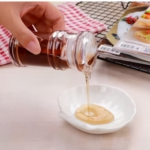 透明醋瓶酱油瓶简约耐用油壶防漏商用家用厨房调料瓶小容量调味瓶