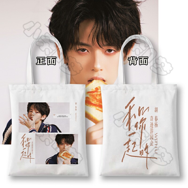 胡春杨和你一起的奇迹游园会帆布购物袋/环保袋/帆布
