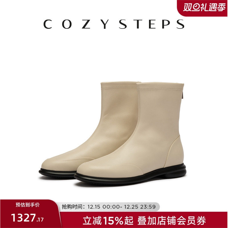 可至25新女轻便复古时尚切尔西靴