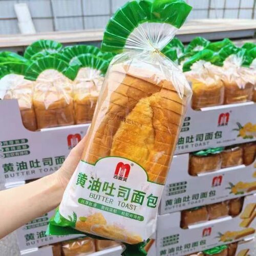 吉麦芙黄油吐司面包500g吐司切片面包学生早餐袋装糕点心三明治