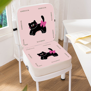 学生卡通增高加厚坐垫宝宝吃饭餐椅海绵垫子儿童四季通用透气椅垫