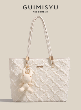 GUIMISIYU新款2026托特包女小众大容量通勤单肩包百搭手提腋下包