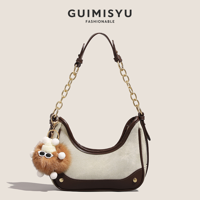 闺蜜私语新款月牙腋下包