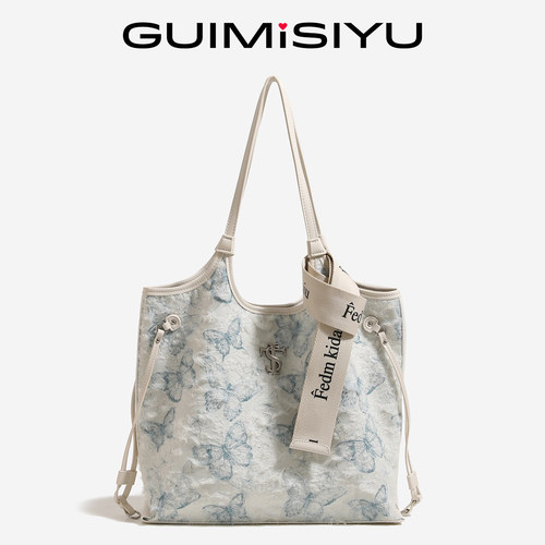 休闲单肩大包百搭托特包