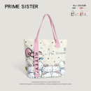 日系卡通kt猫帆布包包女2025新款 休闲单肩大容量妈咪包外出手提袋