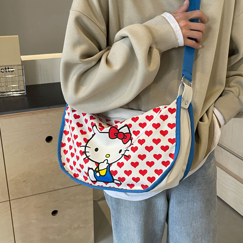 斜挎包帆布包KT猫HelloKitty猫猫