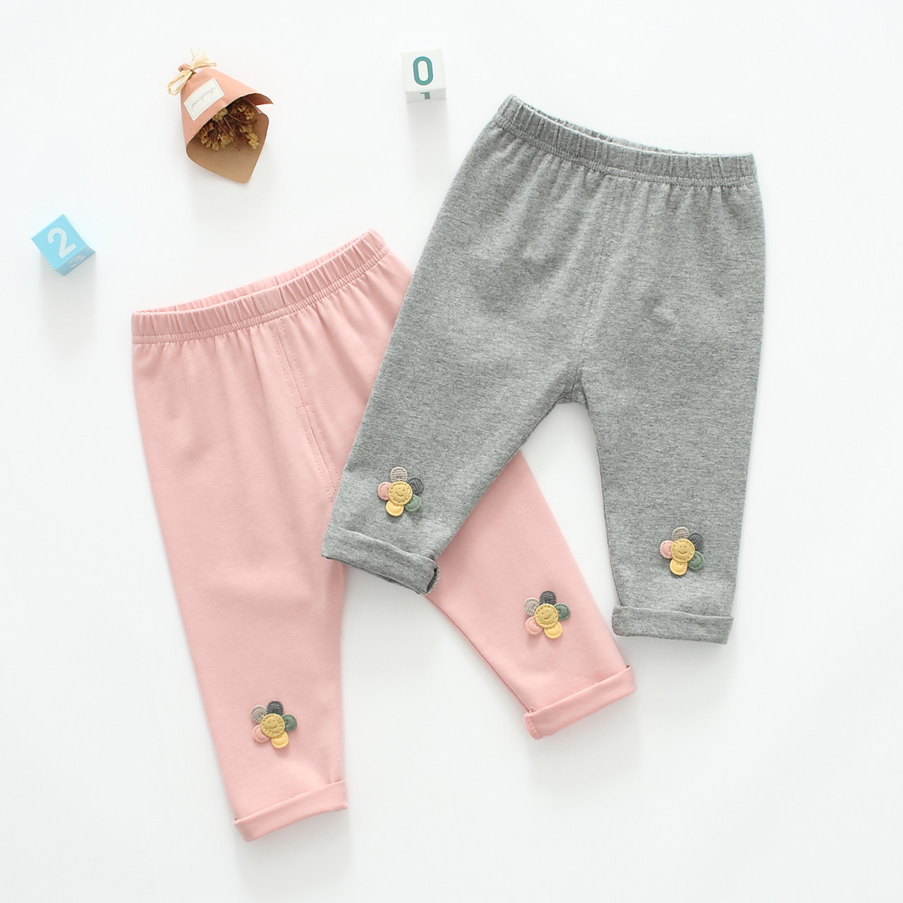 婴幼儿可开档纯棉打底裤大屁屁