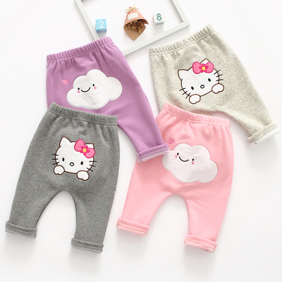 男女宝宝婴幼儿外穿打底裤薄绒