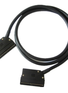 40芯PLC连接线两头与40Pin牛角对插MIL插座连接器40针PLC端子线缆