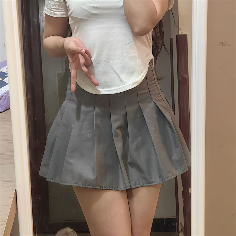 高腰短裙约会穿无内衬安全任务裙战斗小裙女炸街短裙纯欲风