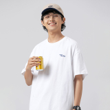 2026夏季新款男装日系潮牌后背字母印花短袖宽松圆领T恤T838-F38，男装T恤，电商A101（原外27）