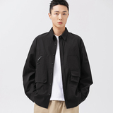 2026春季新款男装日系潮牌多口袋工装长袖衬衫宽松衬衣CS190-F85，男装衬衫，电商A101（原外27）