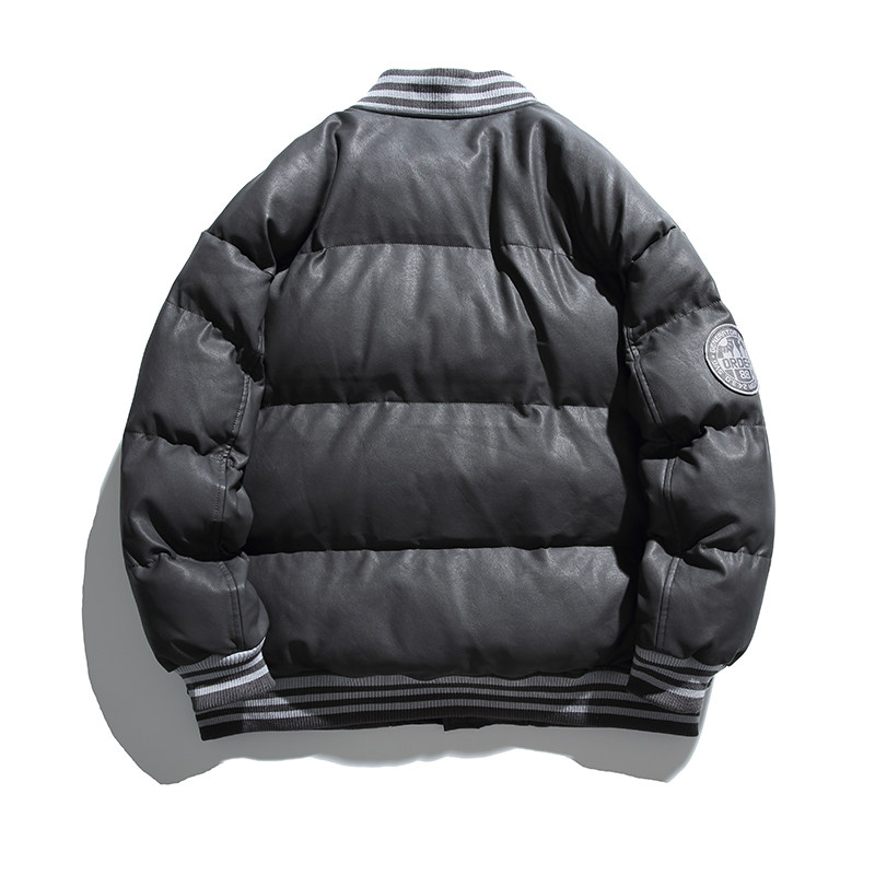 2026冬季新款男装日系潮牌字母刺绣棒球服棉衣加厚外套MY268-F195,男装棉衣,电商A101（原外27）