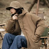 2026冬季新款男装日系潮牌工装连帽加厚外套棉服棉衣MY352--F205，男装棉衣，电商A101（原外27）