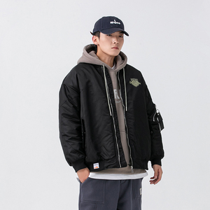 2026冬季新款男日系潮牌飞行员棒球领棉服工装加厚外套MY280-F165图片