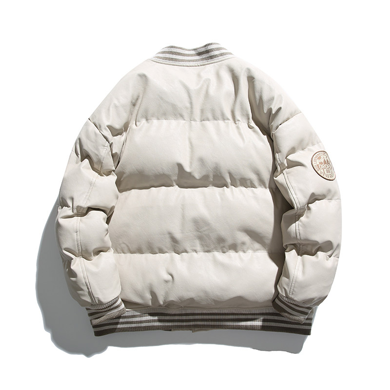 2026冬季新款男装日系潮牌字母刺绣棒球服棉衣加厚外套MY268-F195,男装棉衣,电商A101（原外27）