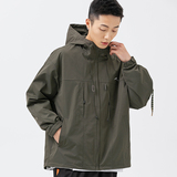 2026春季新款男装日系潮牌工装连帽外套宽松休闲夹克JK336-F145，男装夹克，电商A101（原外27）