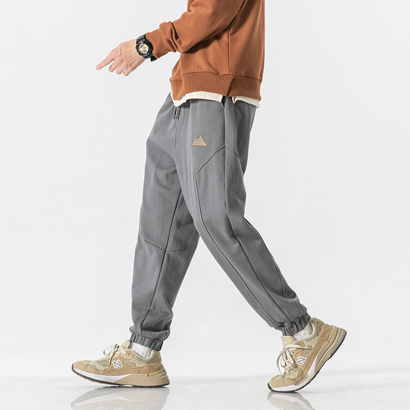 2026秋季新款男装日系立体裁剪休闲运动裤宽松长裤束脚裤P782-F95，女装休闲裤，电商A101（原外27）