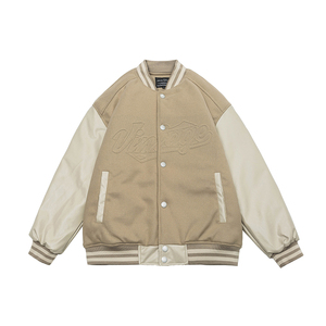 2026冬季新款男装日系潮流拼接棒球领加厚外套棉服JHJK298-F175