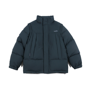 2026冬季新款男日系潮牌宽松立领可脱卸袖加厚外套棉服MY330-F215图片