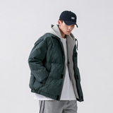 2026冬季新款男装日系潮流宽松假两件连帽棉衣棉服外套MY252-F205，男装棉衣，电商A101（原外27）